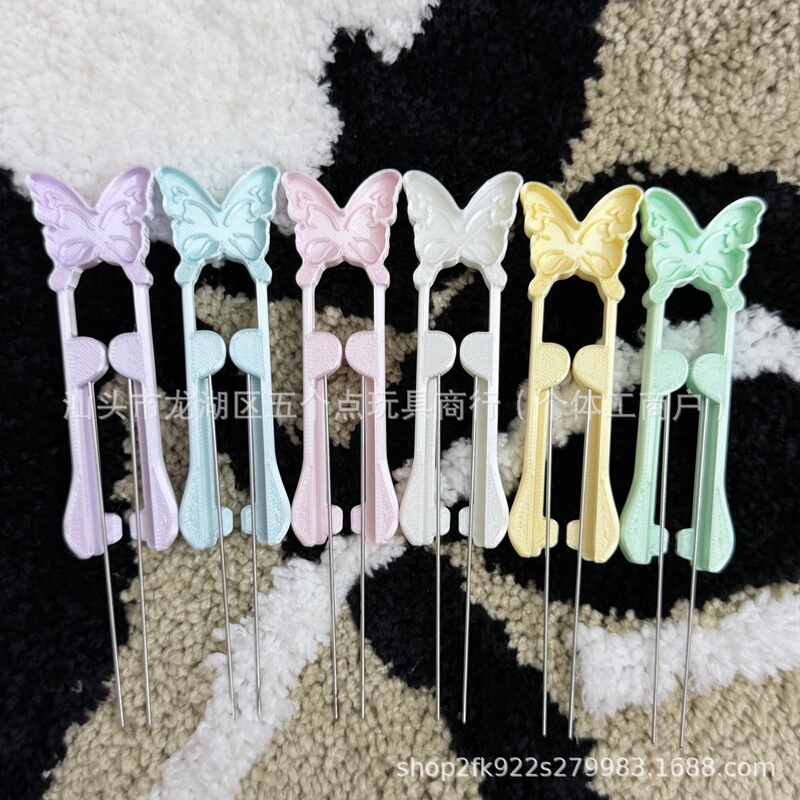 New 7Th Generation Puff Roll Bead Tweezers, Bead Pen, Bead Needle Pen, Bead Shovel, Bead Tools, Bead Needles Wholesale