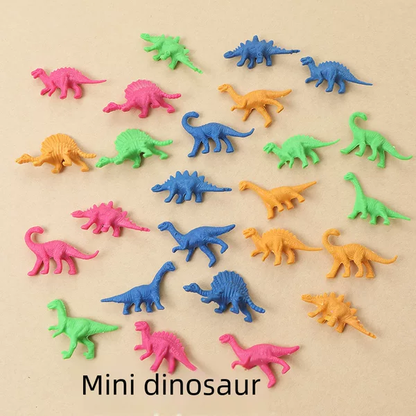 Plastic Little Dinosaur mini little dinosaur toy children's zoo model boys and girls science and education cognitive dinosaur