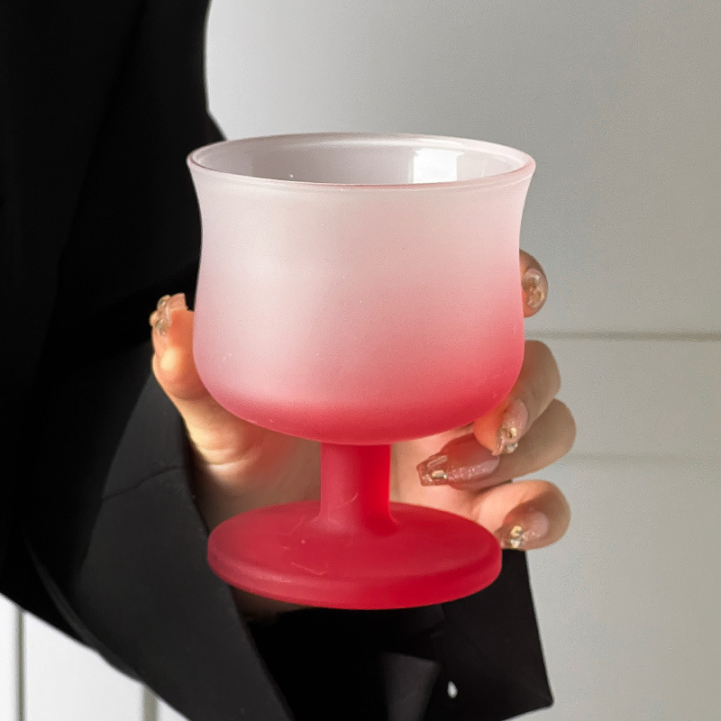 허리 컵 그라데이션 레드