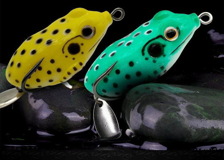 Floating Frogs Fishing Lures Soft Baits Bass Trout Fresh Water Fishing Lure