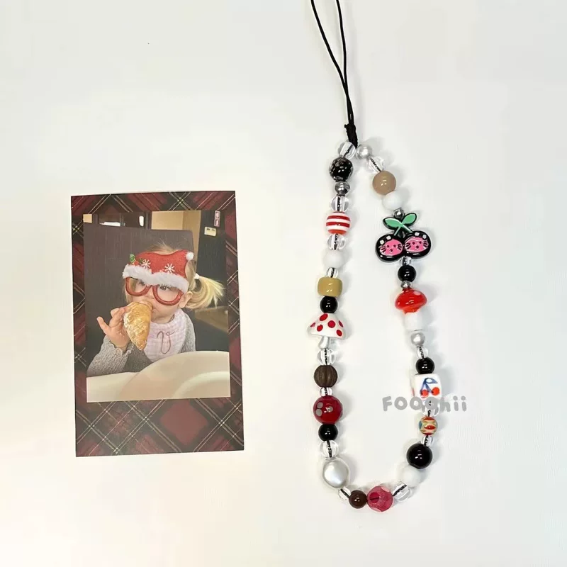 Brand universal mobile phone, chain, camera, accessory, strap, handheld pendant, DIY