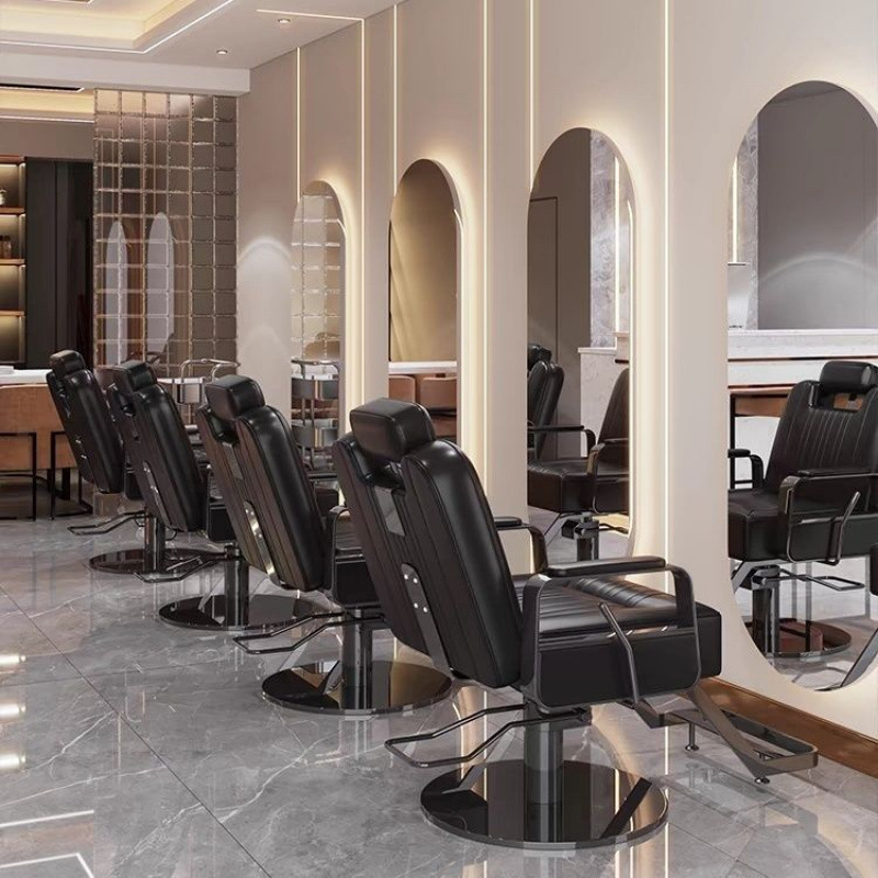 silla especial de peluquería, taburete de corte de pelo especial de peluquería de alta gama, asiento elevador, área de cremado, silla de peluquería