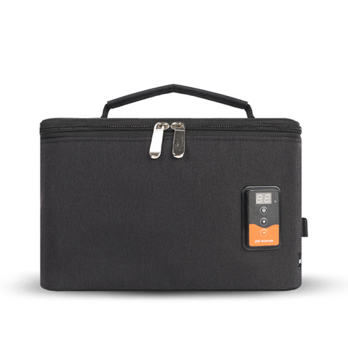 Portable insulated bag, large capacity, outdoor picnic food heating insulated bag, multi-functional bottle, wet tissue heating bag