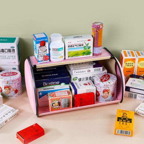 Porch storage into the home desktop household storage box key storage medicine box cosmetics living room storage rack