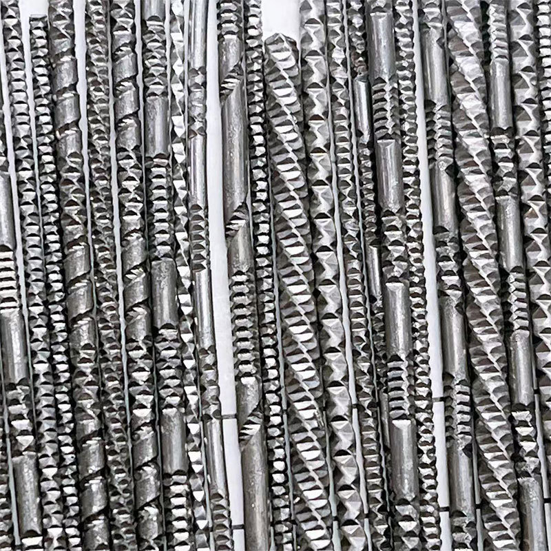 303 stainless steel textured wire, textured hard wire, twisted pattern gold wire, twist pattern wire, diy winding accessories pic 2