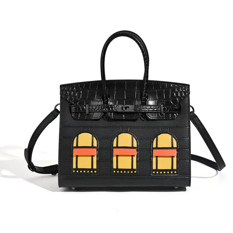 2026 New Genuine Leather Commuter Handbag For Women, Platinum House Bag, High-End Fashion Versatile Tote - Thumbnail 7
