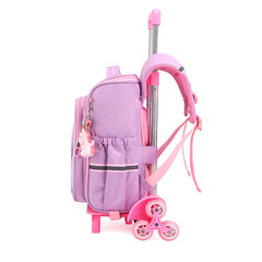 2023 New Unicorn Wheeled School Bag for Boys and Girls, Primary School Students, Children, Removable Dual-use Climbing, Wholesale, Large Capacity