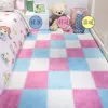 White + light blue + pink