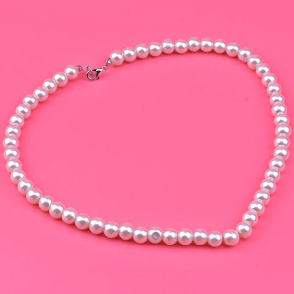 multicoloured glass necklace from pearl