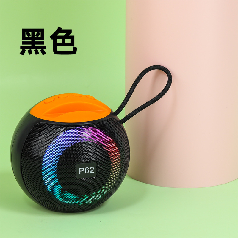 グレア付き Bluetooth スピーカー、ポータブル ワイヤレス スピーカー、長いバッテリー寿命、防水性と防塵性、TWS ペアリング P62 をサポート|undefined