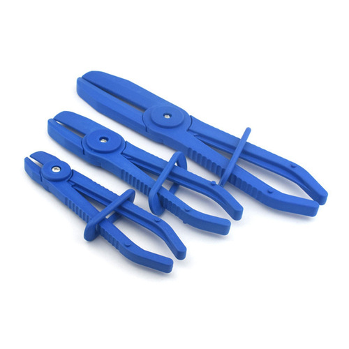 3-Piece Set Plastic Flow Control Clamps, Sealing Clamps for Automotive Repair, Car Oil Tube Holder Tool