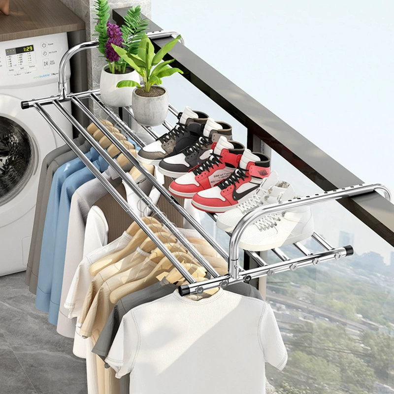 Балкон Сушилка вешалка высокого уровня противоугонного окна