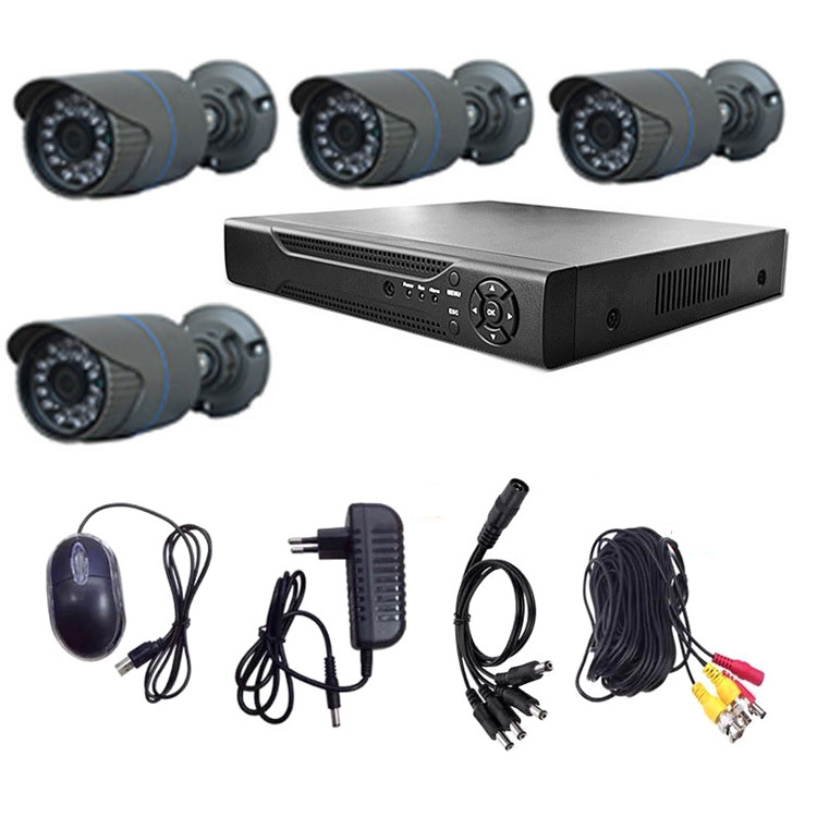 Monitoreo de paquetes de monitoreo de 4 vías Monitoreo de alta definición de seguridad de 4 vías Sistema de monitoreo remoto de teléfonos móviles