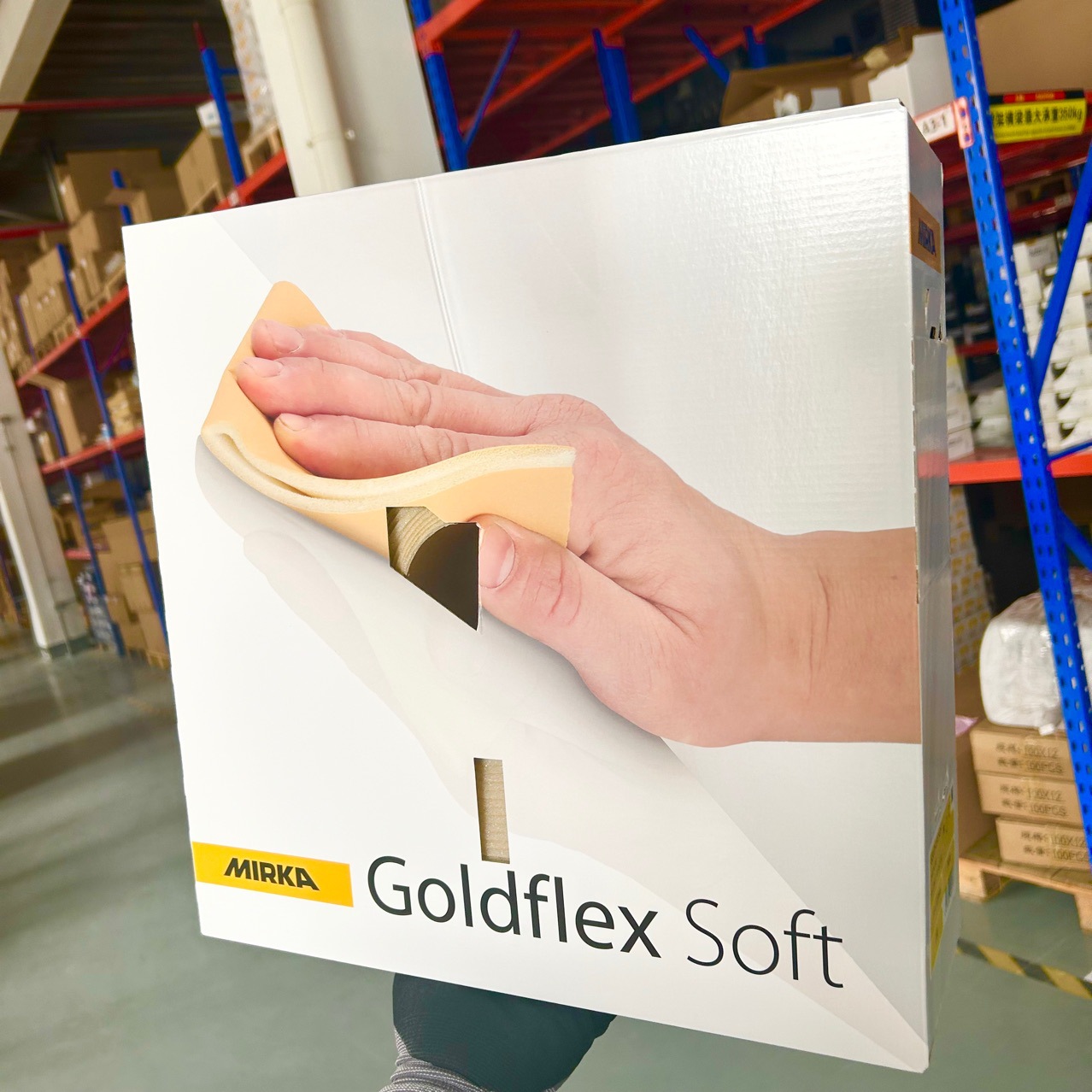 原装磨卡手撕海绵砂纸卷115x125mm 200片装 mirka goldflex soft