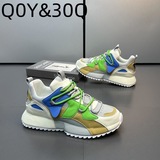 Модная универсальная мужская трендовая демисезонная обувь для отдыха, дышащие туфли, осенняя, в корейском стиле