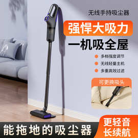 跨境德国Denc无线吸尘器大吸力家用小型手持吸拖一体机猫毛拖把二