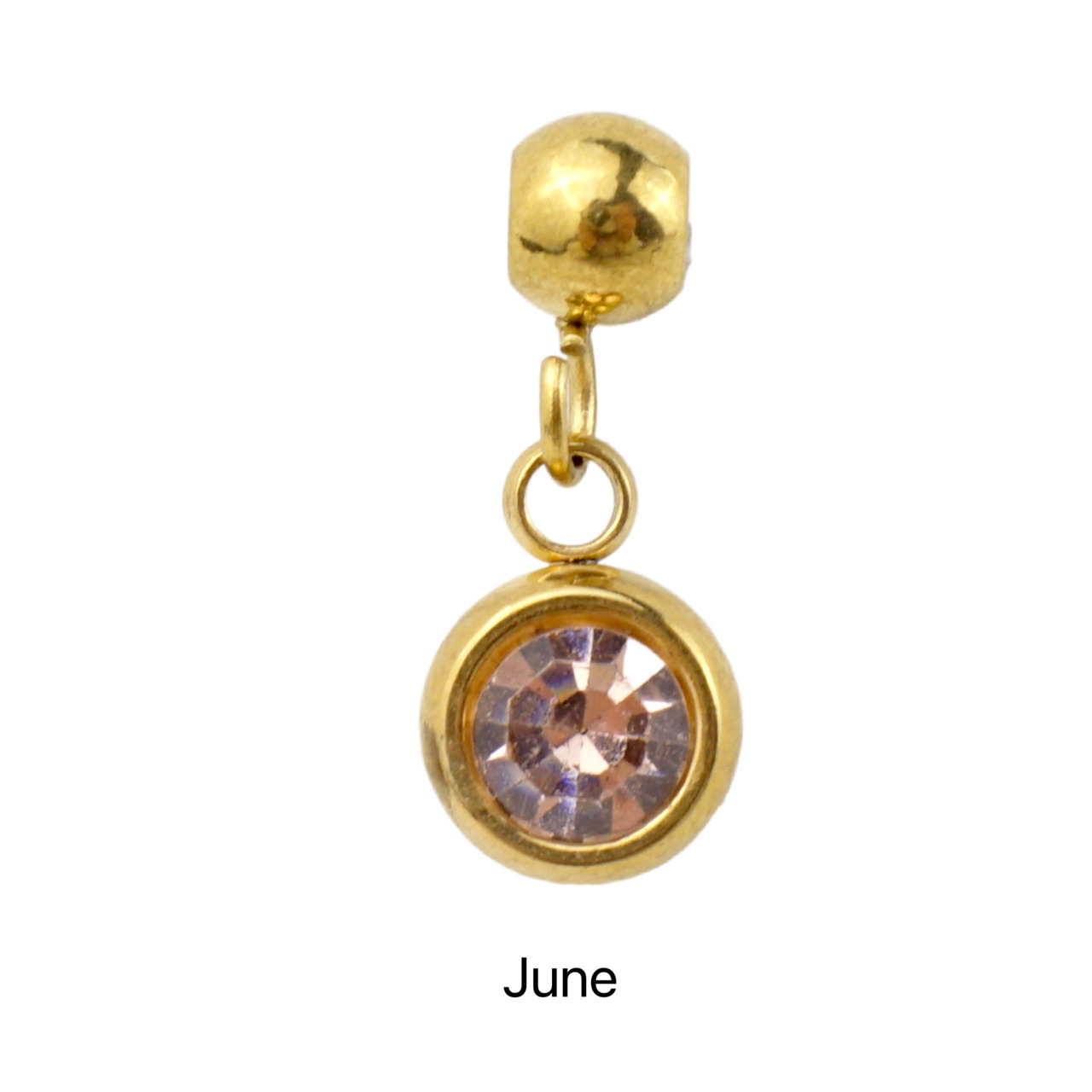 10g Weight Pendant Jewelry Making Type Birthstone Inlay Material DIY Jewelry Accessories Classification 5 PCS/Package Quantity 304 Stainless Steel Material Round Pattern All Seasons Season Simple Style Style 5 PCS/Package 304 Stainless Steel Birthstone Round Pendant 9