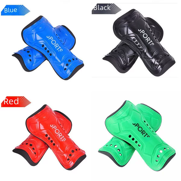 Adult outdoor sports leg guard football match with hole breathable child protective strap leg guard lower leg guard