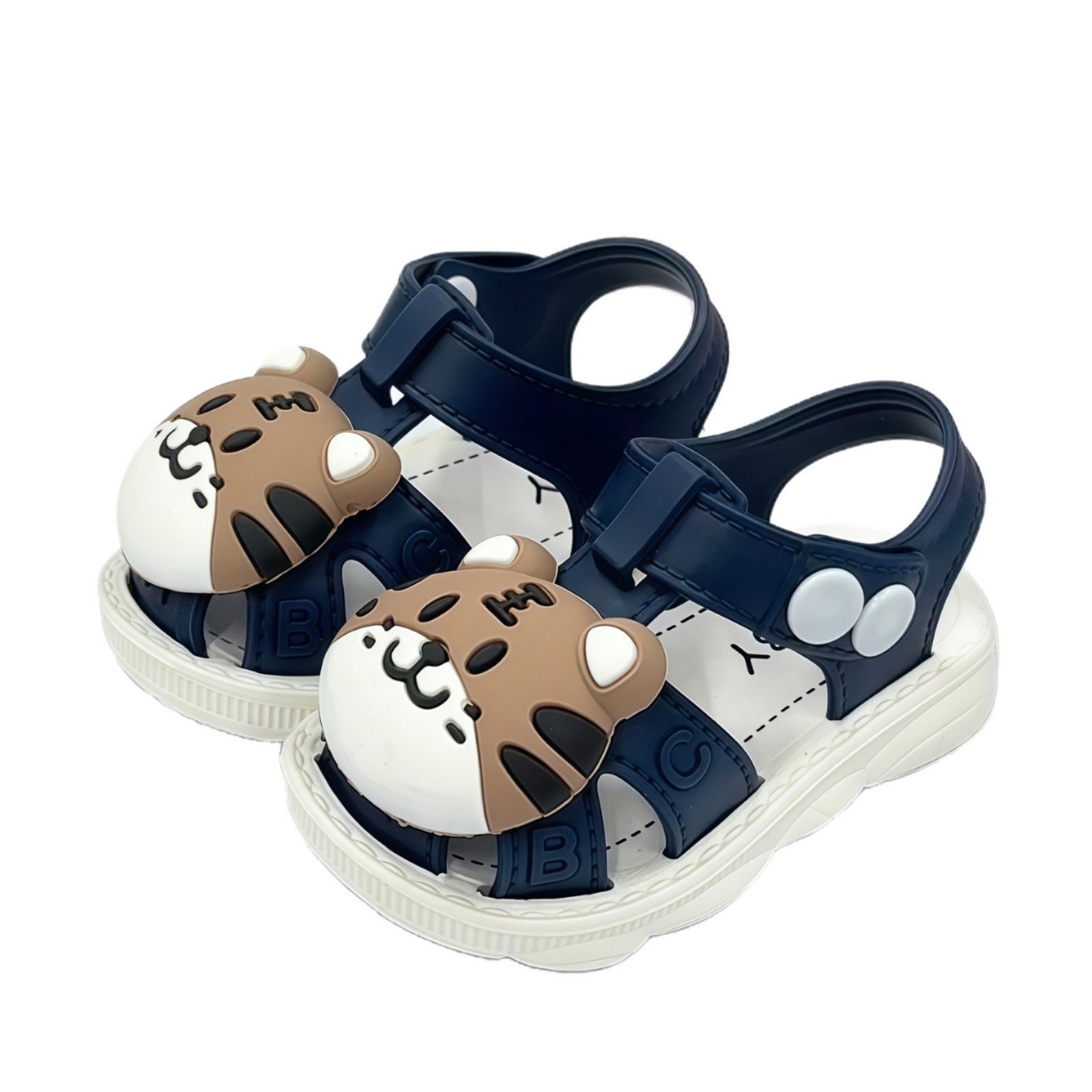 Zapatos de sandalias para niños de verano con suela suave para niños bebés bebés Baotou zapatos de fábrica de comercio exterior