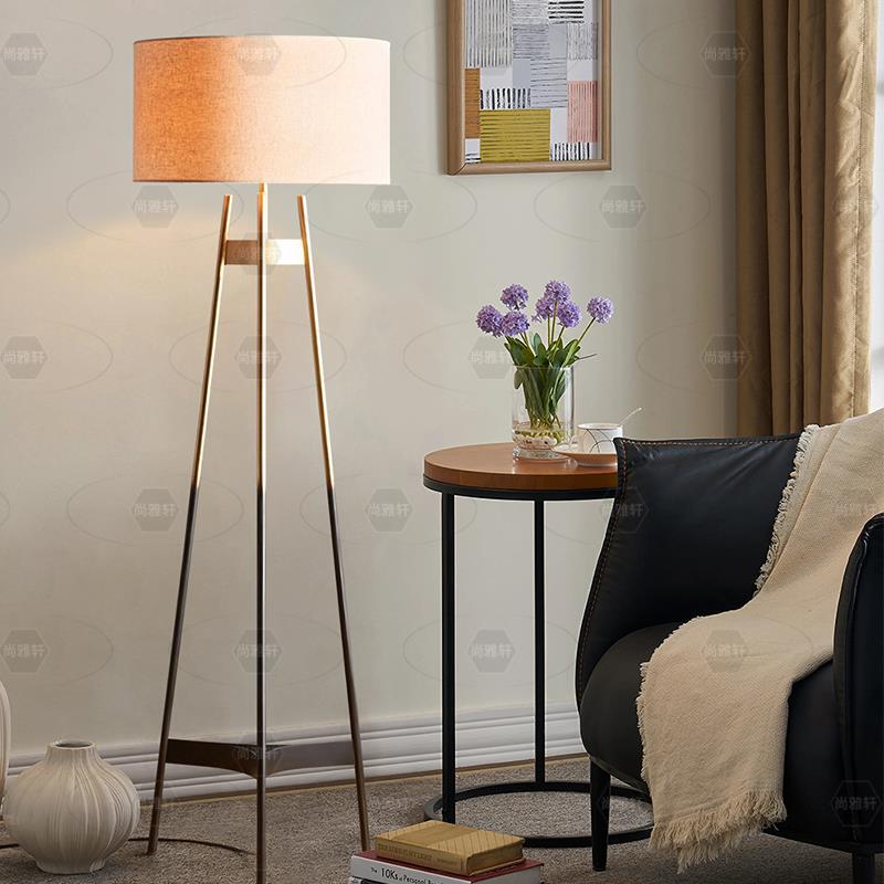 Minimalist Zhongshan Factory Direct Sale Atmosphere Decorative Lamp Wabi-Sabi Style Floor Lamp Minimalist Living Room Homestay Tea