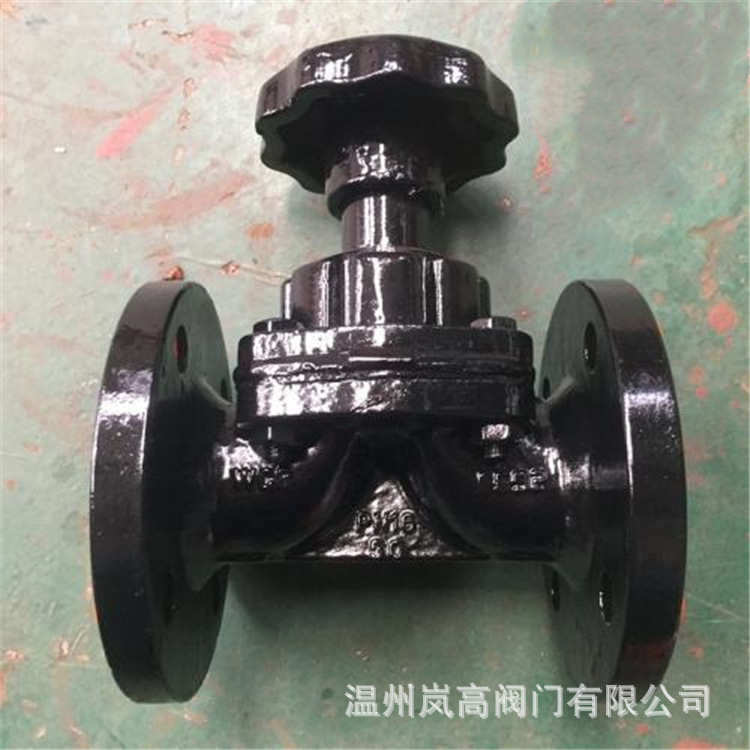 管道连接 EG41J-16 英标隔膜阀 衬胶隔膜阀 法兰连接 DN25