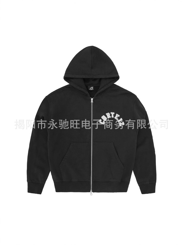 秋季新款字母印花长袖连帽卫衣宽松直筒裤子男女同款日系卫衣套装|undefined