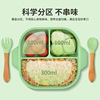 Children's tableware for food, silica gel cover, dinner plate