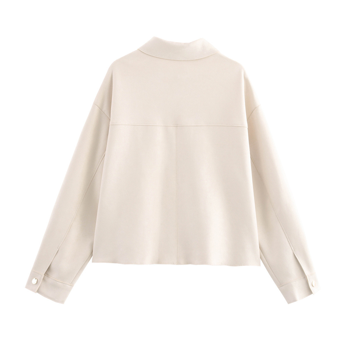 Odzież damska 2024 jesień i zima nowa moda zamszowa kurtka z efektem tekstury_voghion.com