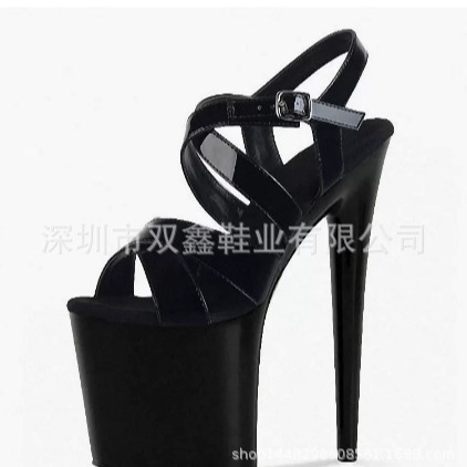 20cm súper altas sandalias pole dance zapatos etapa modelo zapatos de pasarela