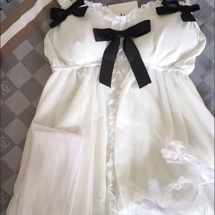 可爱超萌衣服二次元缘之空穹妹cos服睡衣女夏季野穹吊带短睡裙