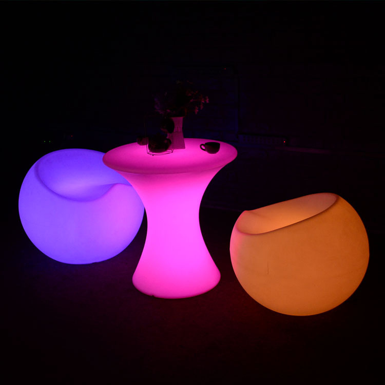 Transfronterizo LED iluminado taburete de manzana silla bar bar al aire libre bar casual bar de bar KTV atmósfera bar de bar de bar de color image 4