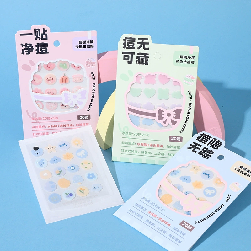 Acne Patch — Light Thin Breathable Waterproof Cute Hydrocolloid Patches, 20–36 pcs