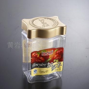 专业生产塑料罐  透明零食瓶 PET塑料糖果罐