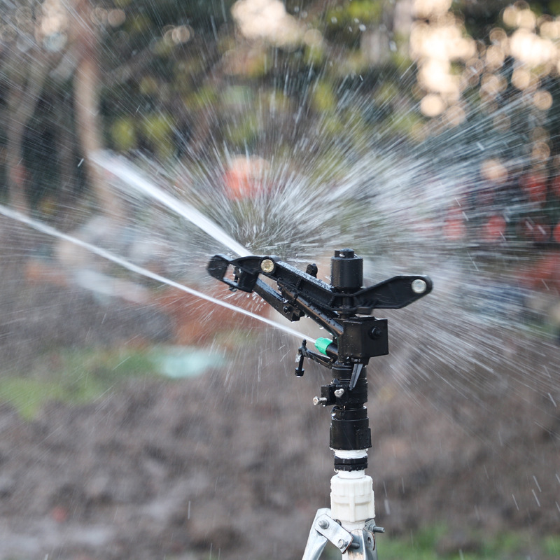 Una pulgada rociador de césped de brazo oscilante equipo de riego jardín instalación de jardín agrícola sin impuestos