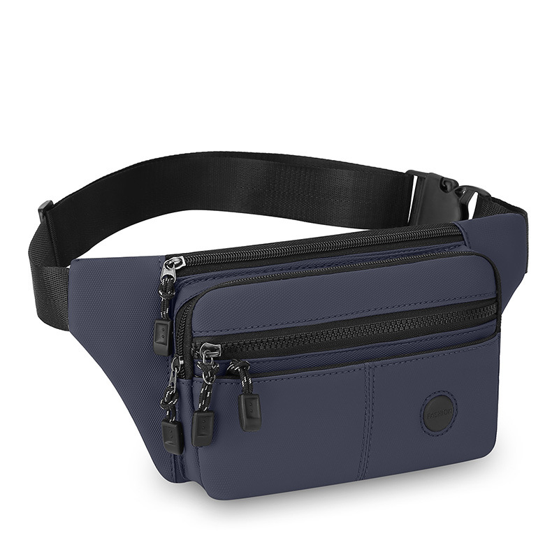 Riñonera para hombre, bolso de hombro simple nuevo portátil de moda, bolso de pecho de tendencia casual de todo fósforo, bolso de mensajero de almacenamiento multicapa