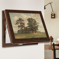 Living Room Dining Room Entrance Hall Concealed Distribution Cabinet Invisible Decorative Painting American Still Life Sliding Horizontal Electric Meter Box Guide Rail Painting