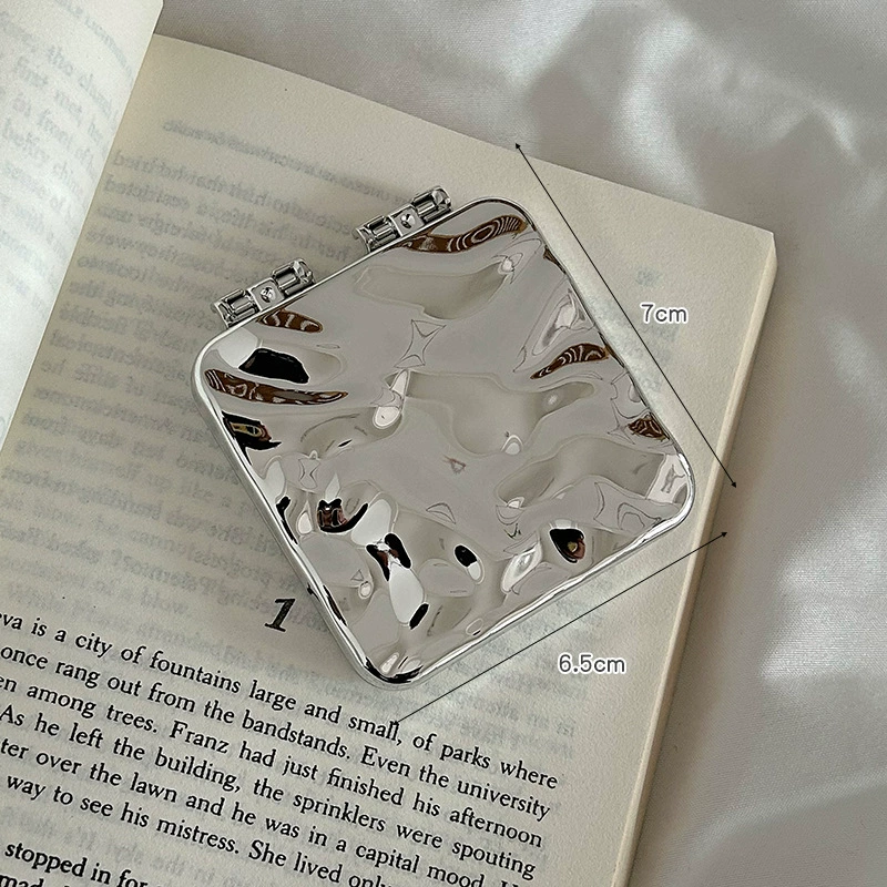 Стиль Инс интернет-знаменитость ретро портативное ручное зеркало макияжа женское маленькое зеркало ручное зеркало макияжа Hand Dahua