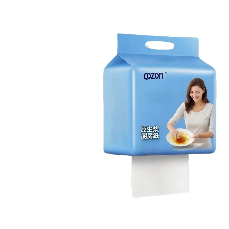 Exportación de Europa y América toallas de cocina colgantes extracción de papel de limpieza de cocina pulpa de madera toallas de cocina absorción de agua absorción de aceite