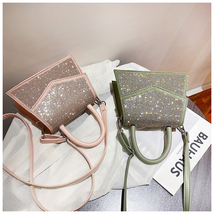 Korean Fashion Diamond-studded Portable Bag display picture 4