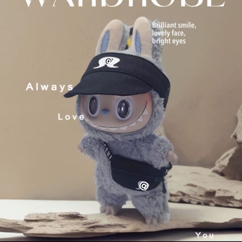 Dropshipping 代发仅衣服】挂件LABUBU公仔娃衣一二代盲盒拉布布|undefined
