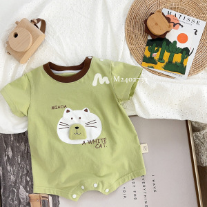[Liquidación de verano para bebés y niños] mono de bebé verano nuevo traje de bebé ligero y transpirable