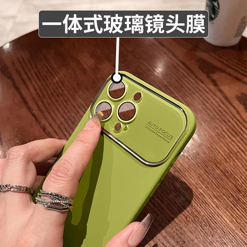 Iphone14pro大窓携帯ケース保護鏡リンゴ13純色全包12公式液体シリカゲルを適用|undefined