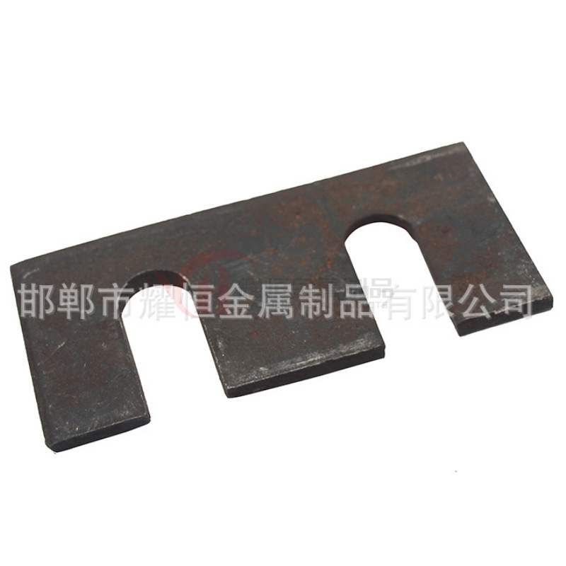 514行车压板 钢轨连接板铁路轨道双孔压板 轨道配件行吊轨道压板