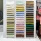 Tencel Toothpick Strips Spring and Summer Women's Dress Shirt Fabric Tencel Nylon Blended Pleated Han Dynasty Fabric