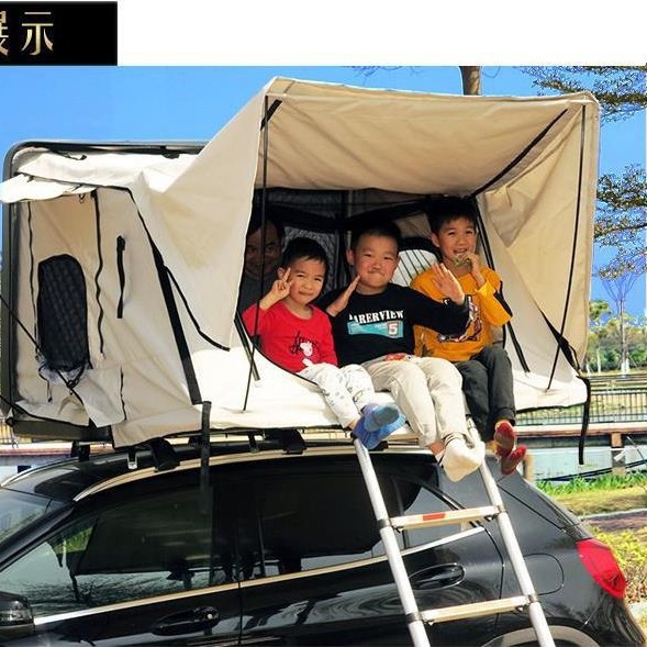 Outdoor Portable Folding Car Tent Camping Car Travel Top-up Speed Tent RV Double Car Tent