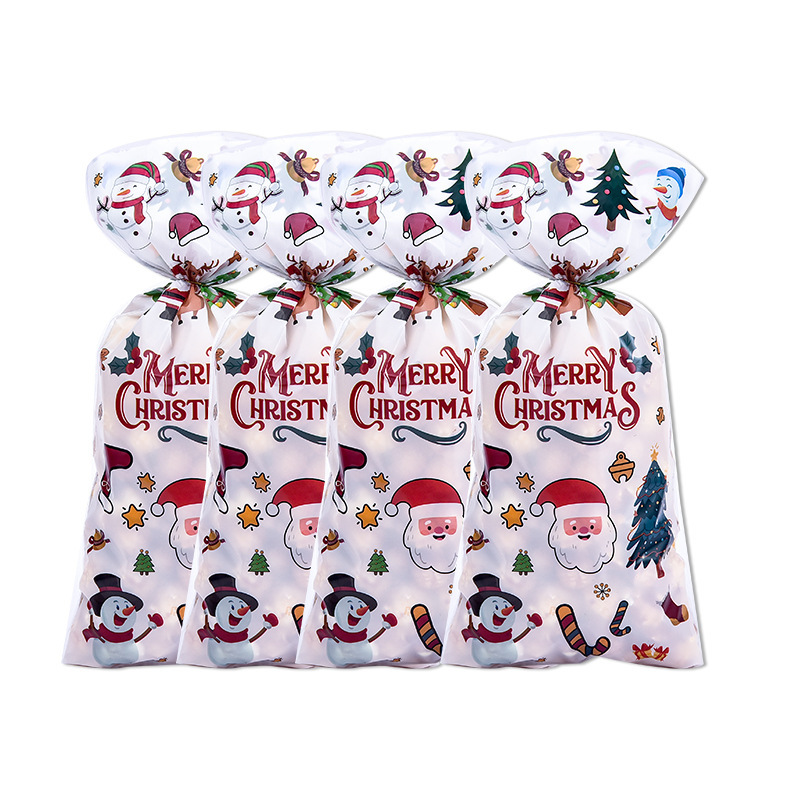 クリスマスキャンディー袋クリスマスプレゼント間食包装袋opp透明氷雪祭りパーティーセロハン袋|undefined