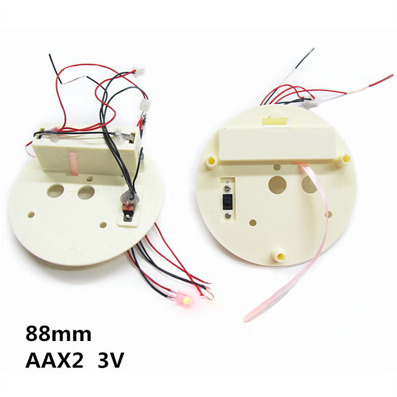 88mm 2节5号电池 水球底板 音乐水晶球电池盒底座
