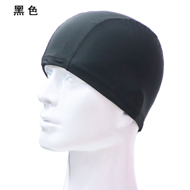 Gorro de natación unisex de secado rápido, alta elasticidad, color sólido, venta al por mayor
