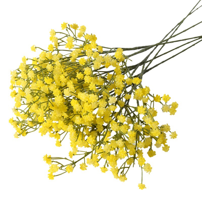 Artificial cielo estrellado goma suave sola flor artificial decoración de la boda mano que sostiene la flor artificial de plástico