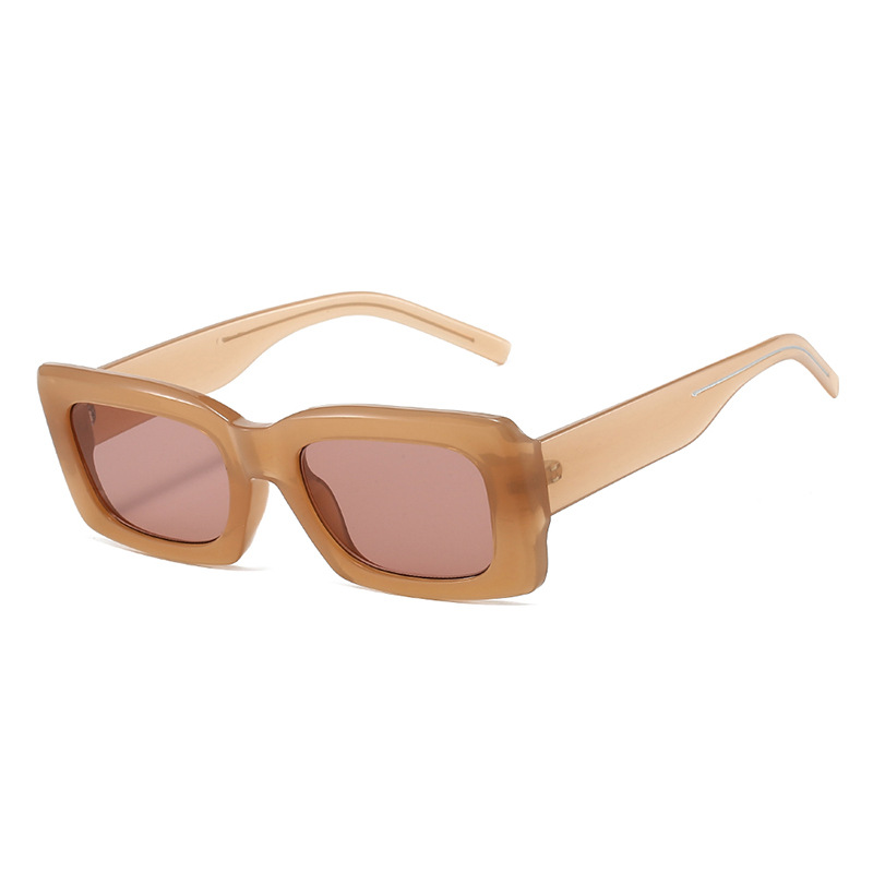 Fashionable Women's Square Frame Sunglasses Uv Protection Trendy_voghion.com
